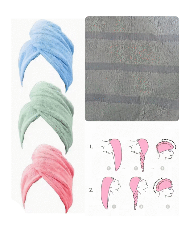 Toalla de Microfibra para el Cabello