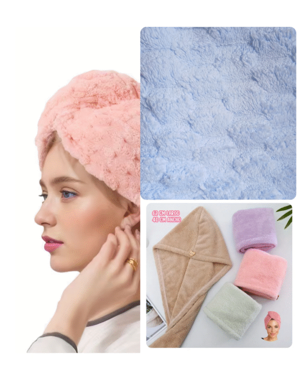 Toalla de Microfibra para el Cabello