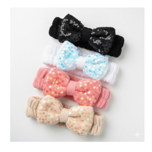 BALACA ENRESORTA MOÑO LENTEJUELA