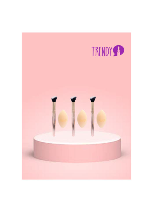 KIT PERFECT DUO BROCHA CORRECTOR + ESPONJAS